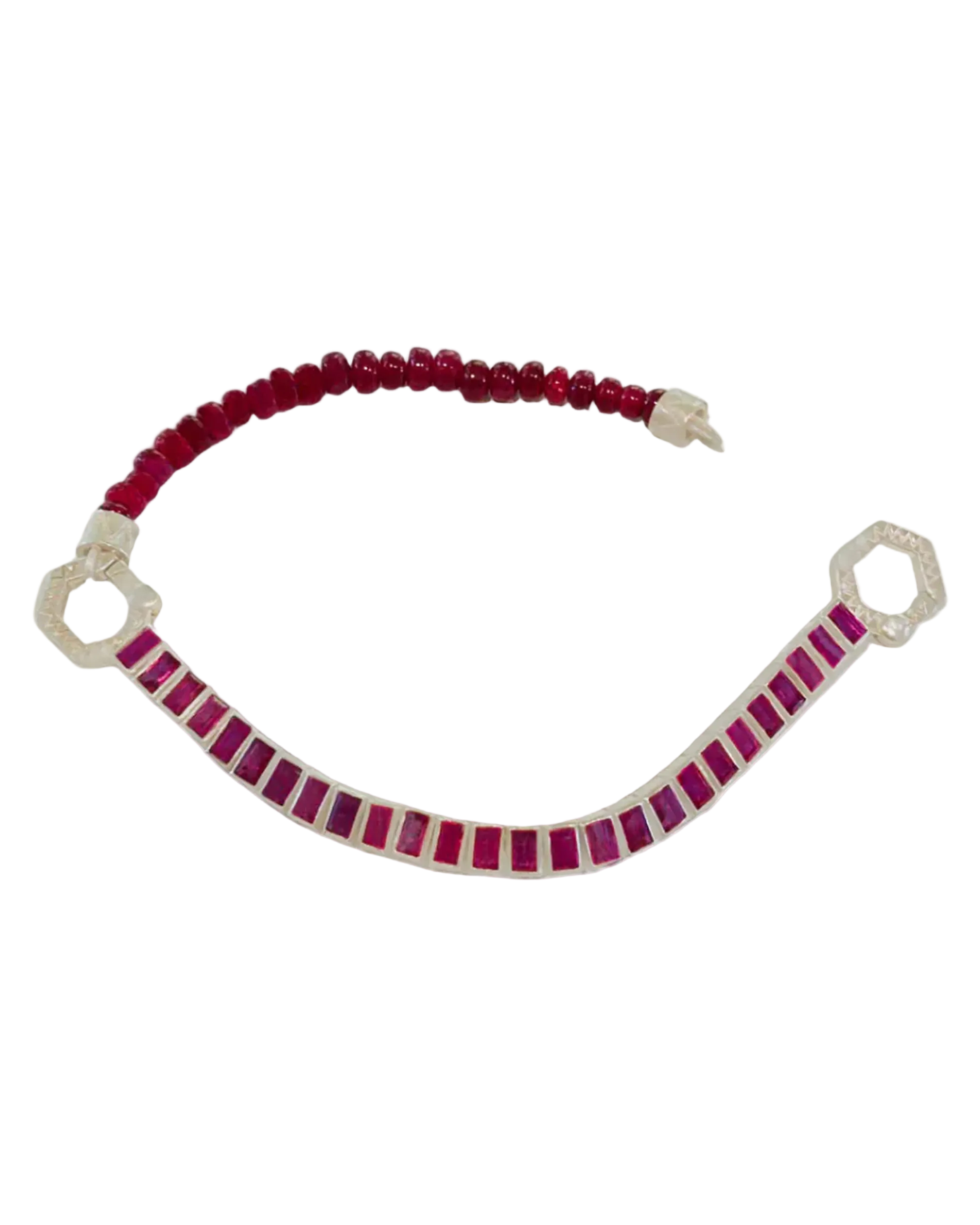 Chameleon Bracelet, Ruby by ELIBURCH - At Present Jewelry