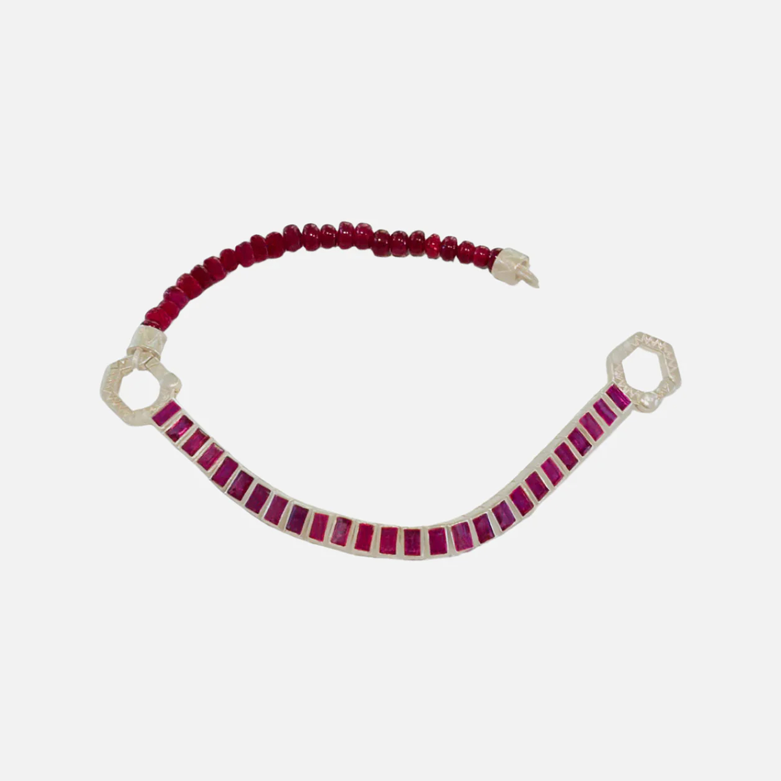 Chameleon Bracelet, Ruby - At Present Jewelry