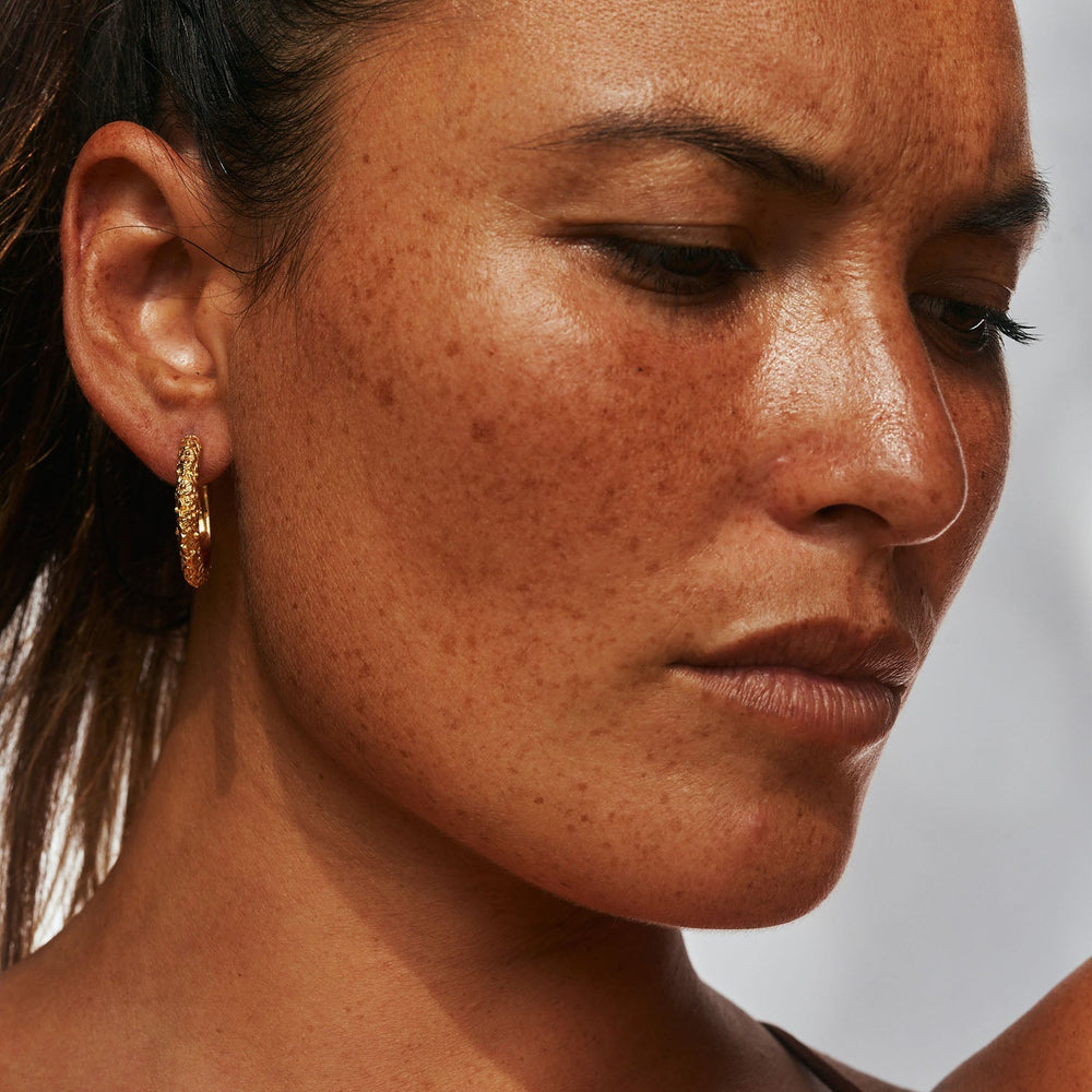 LP Hoops Medium by Carina Hardy - At Present Jewelry