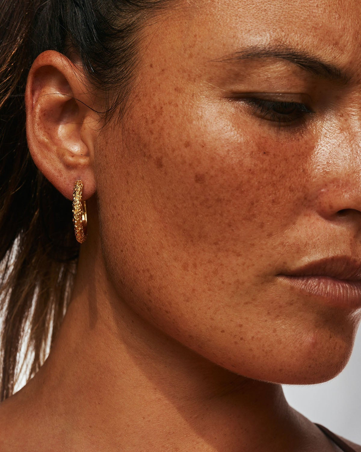 LP Hoops Medium by Carina Hardy - At Present Jewelry