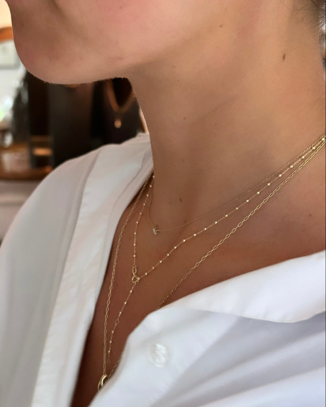 Saturn Chain by Rebecca Pinto - At Present Jewelry