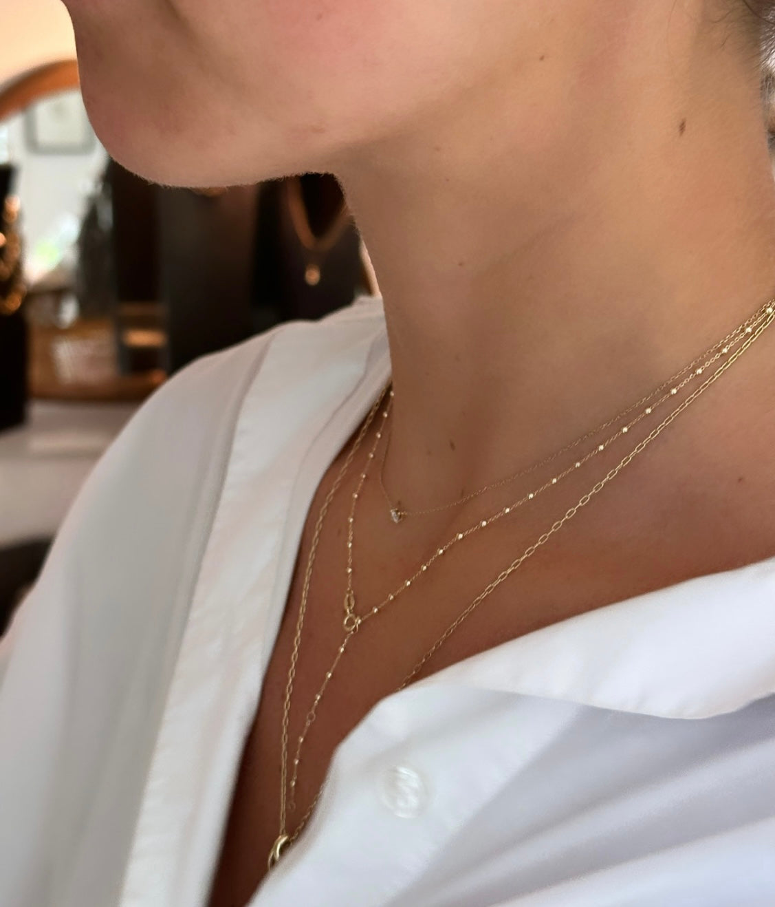 Saturn Chain by Rebecca Pinto - At Present Jewelry