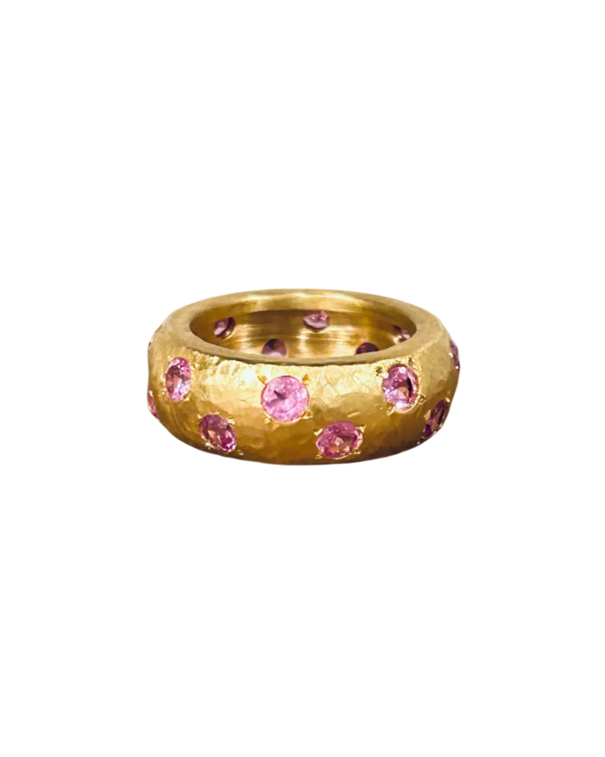 18k Leo Ring, Pink Sapphire by ELIBURCH - At Present Jewelry