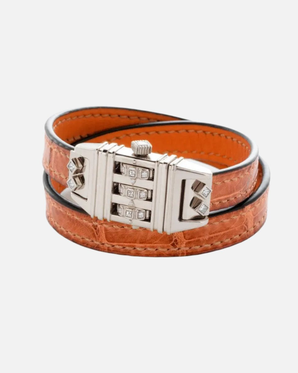 Sterling Silver Leather Code by James Banks Design - At Present Jewelry