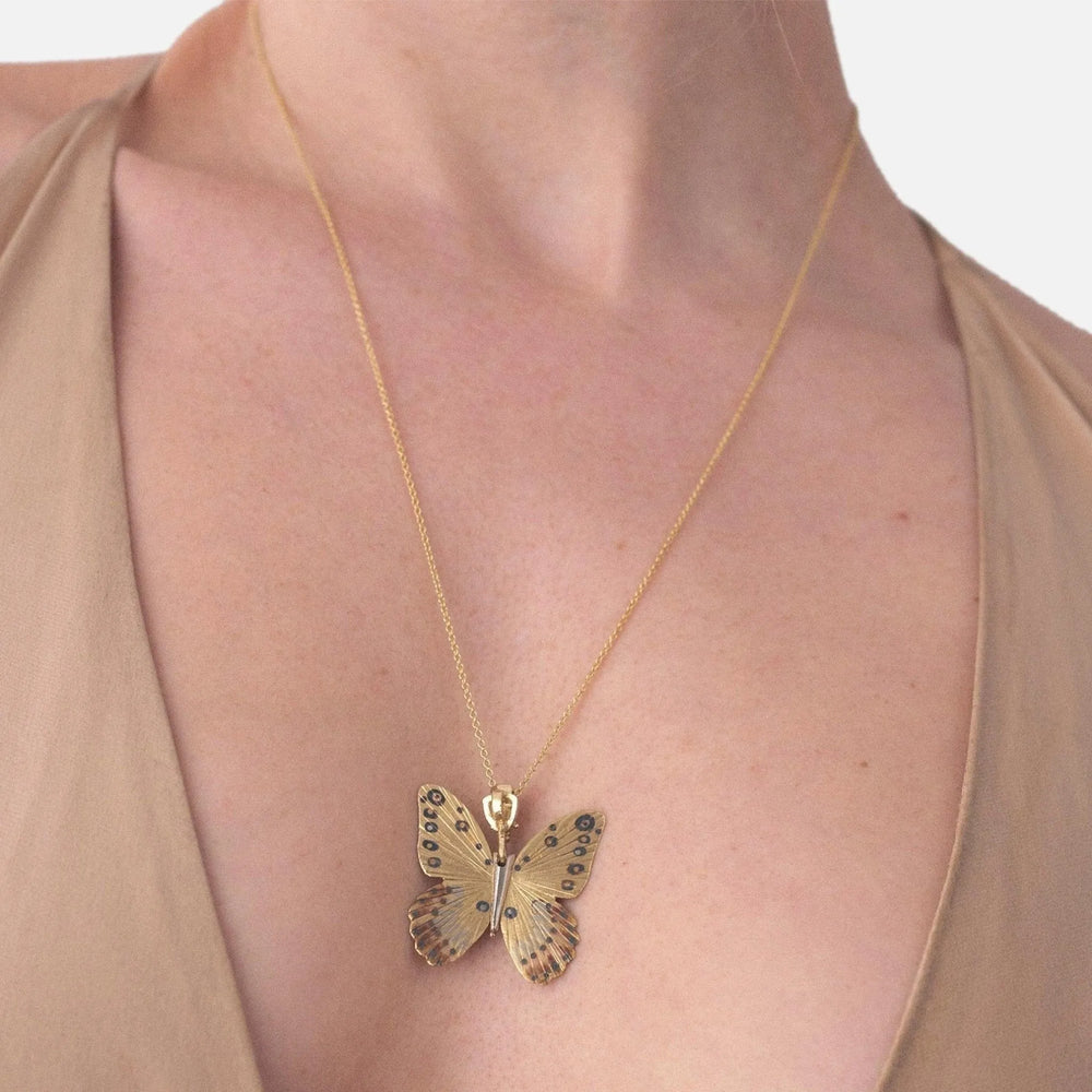 Goliath Birdwing Necklace by James Banks Design - At Present Jewelry