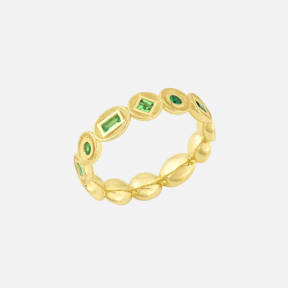 Bezel Eternity Ring by Jennifer DeMoro Jewelry - At Present Jewelry