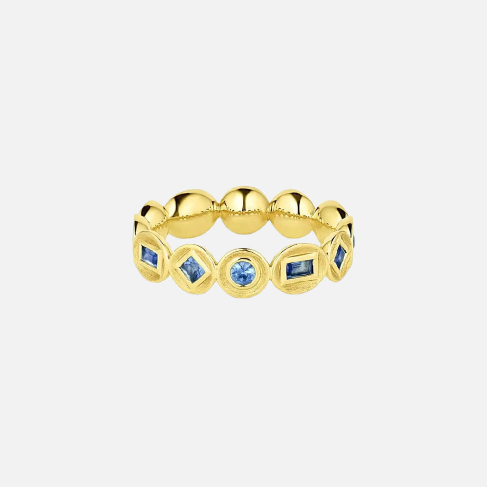 Bezel Eternity Ring by Jennifer DeMoro Jewelry - At Present Jewelry