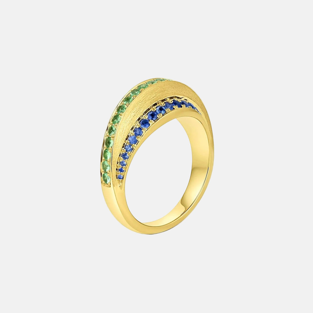 Color Wave High Ring by Jennifer DeMoro Jewelry - At Present Jewelry