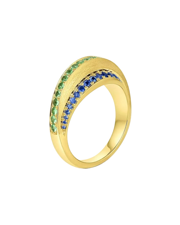 Color Wave High Ring by Jennifer DeMoro Jewelry - At Present Jewelry