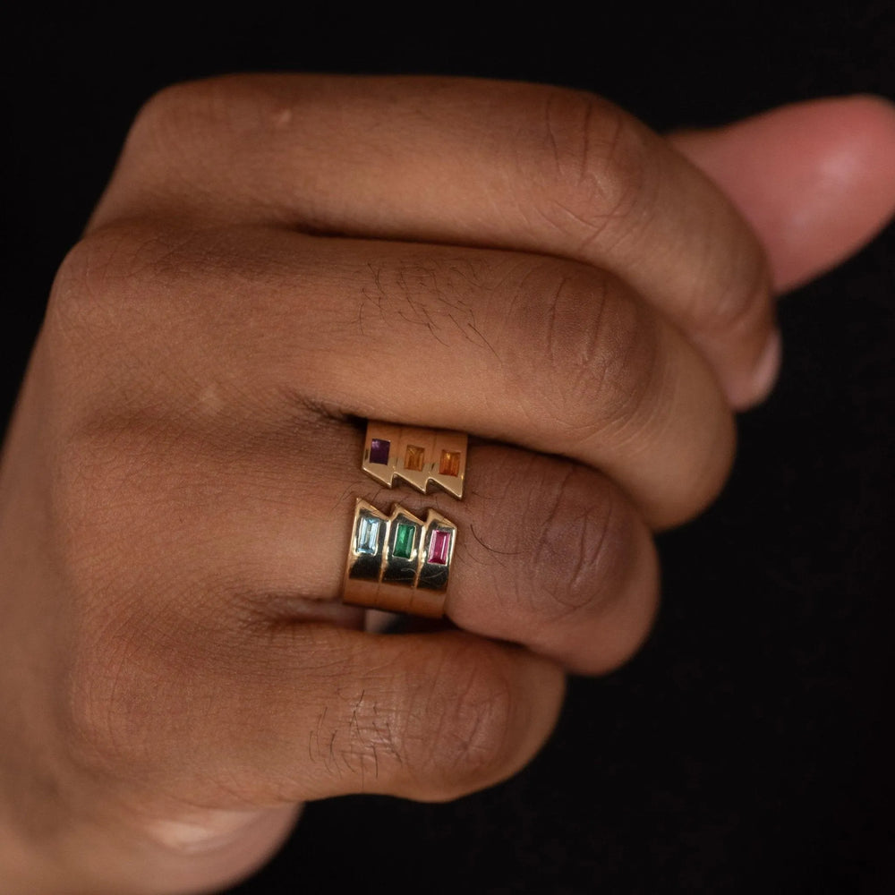 Orli Cigar Band Ring by Jennifer DeMoro Jewelry - At Present Jewelry