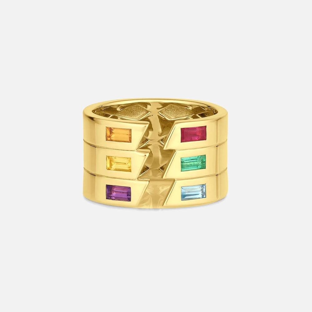 Orli Cigar Band Ring by Jennifer DeMoro Jewelry - At Present Jewelry