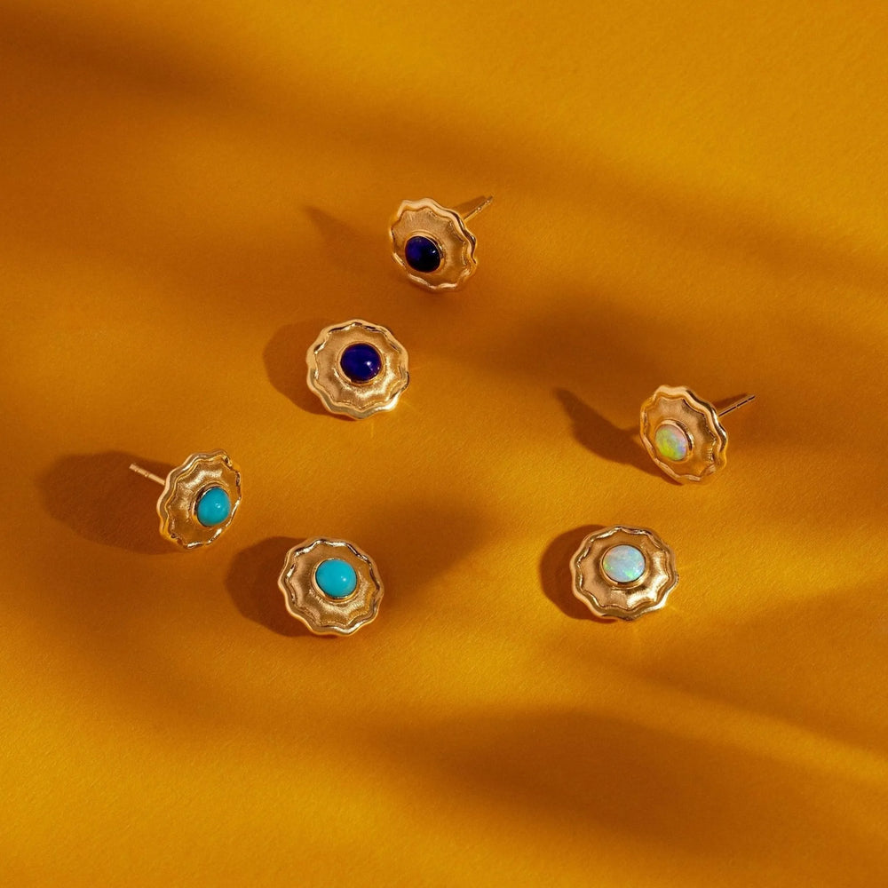 So Wavy Stud Earrings by Jennifer DeMoro Jewelry - At Present Jewelry