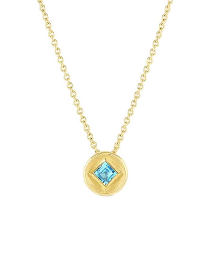 Stardust Round Necklace by Jennifer DeMoro Jewelry - At Present Jewelry