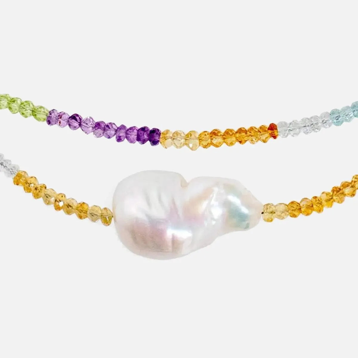 Water Ice Baroque Pearl Necklace - At Present