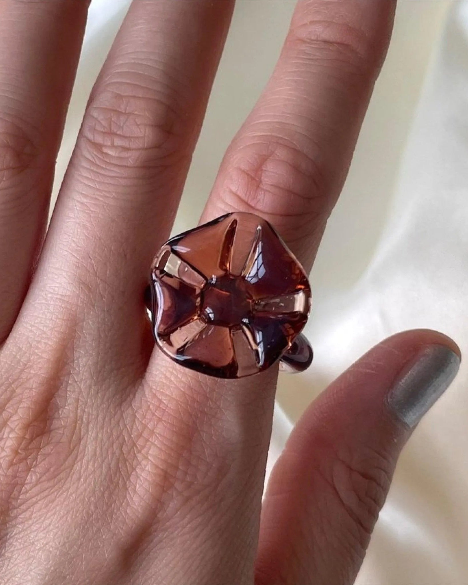 Flower Ring by KEANE - At Present Jewelry