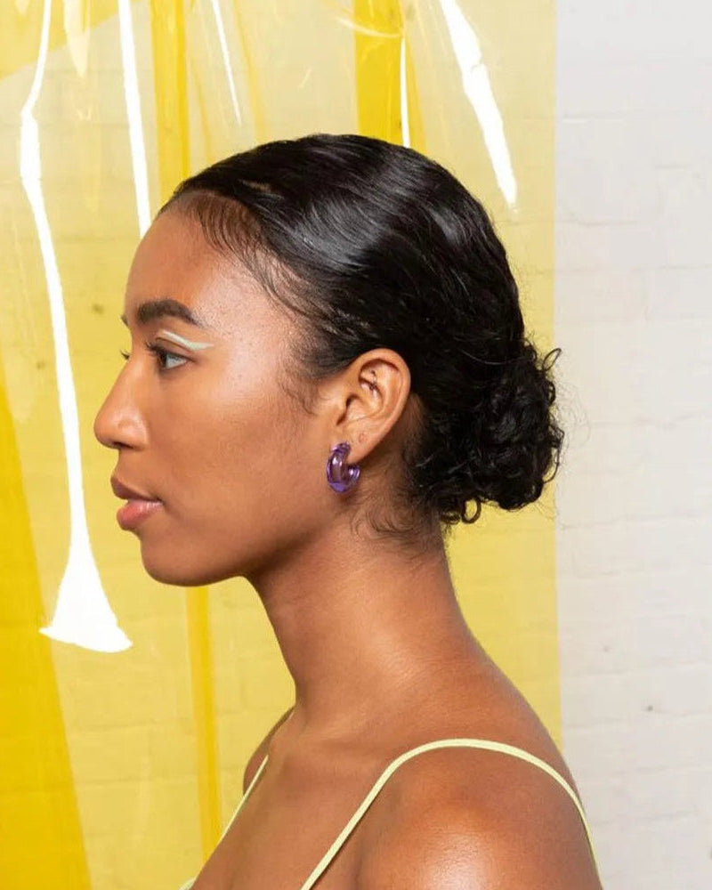 Mini Hoop Earrings by KEANE - At Present Jewelry