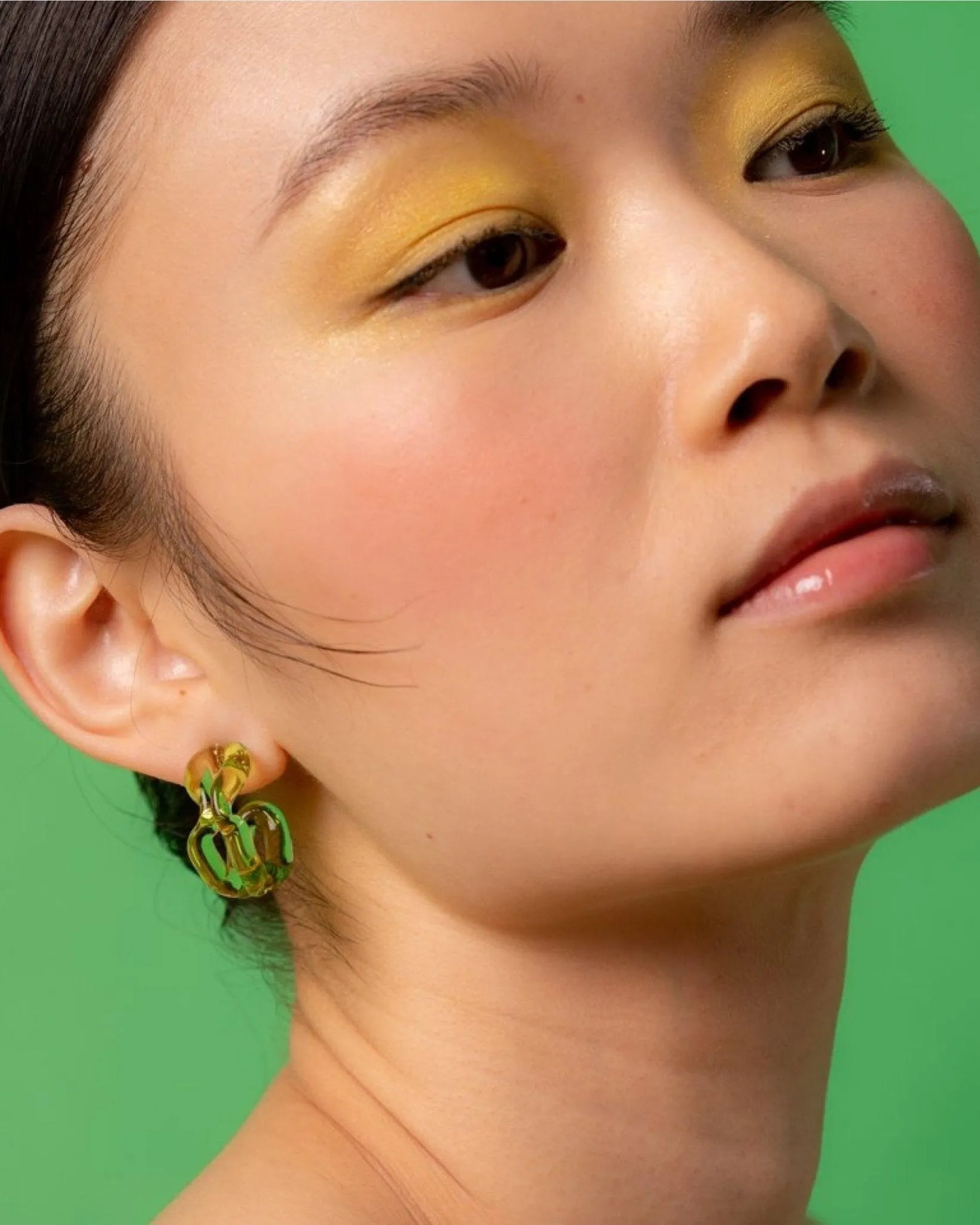 Ribbon Hoop Earrings by KEANE - At Present Jewelry