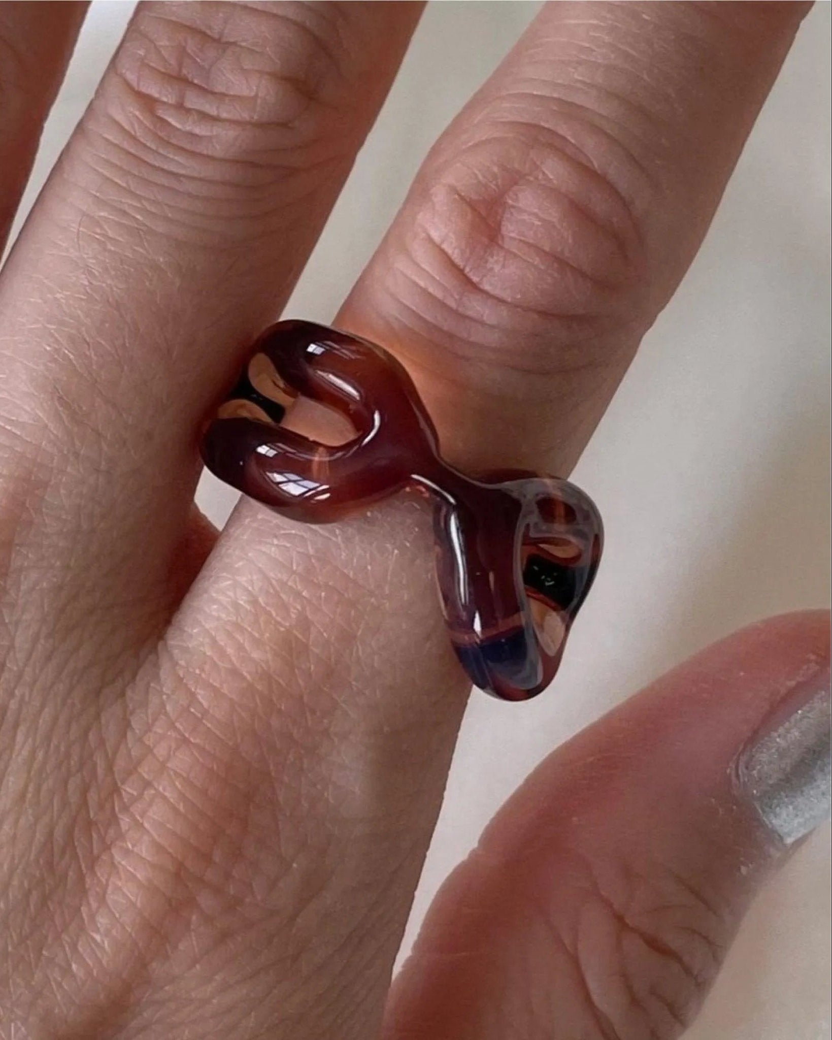 Ribbon Ring by KEANE - At Present Jewelry