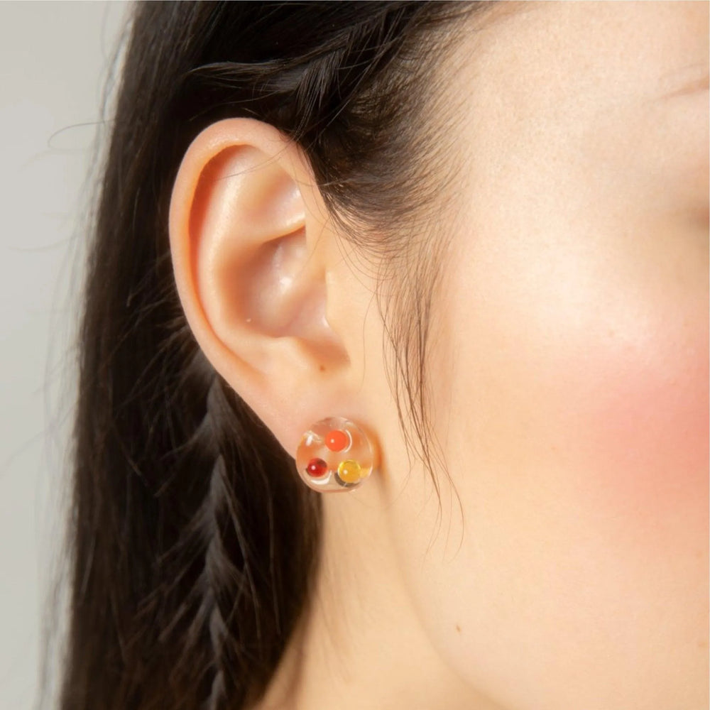 Three Sphere Earrings by KEANE - At Present Jewelry