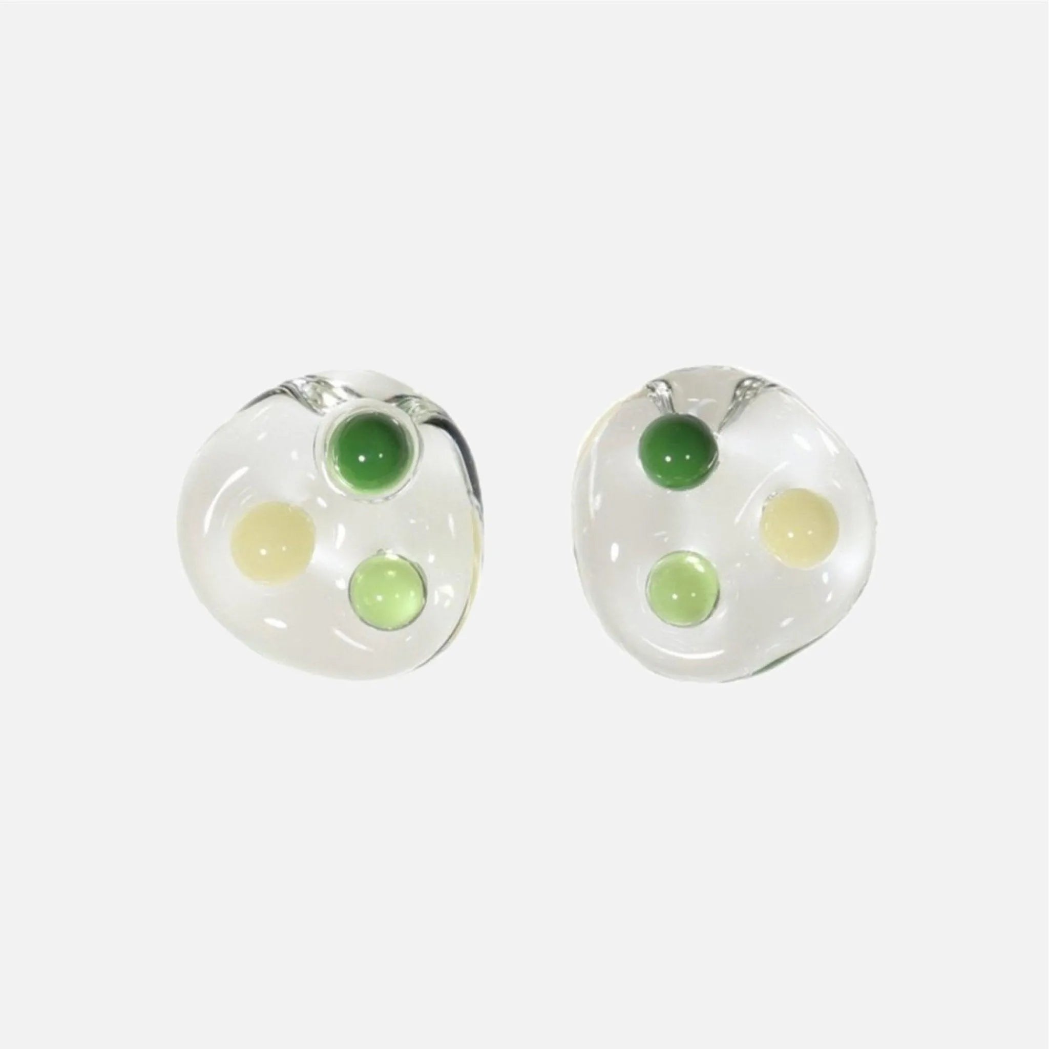 Three Sphere Earrings - At Present