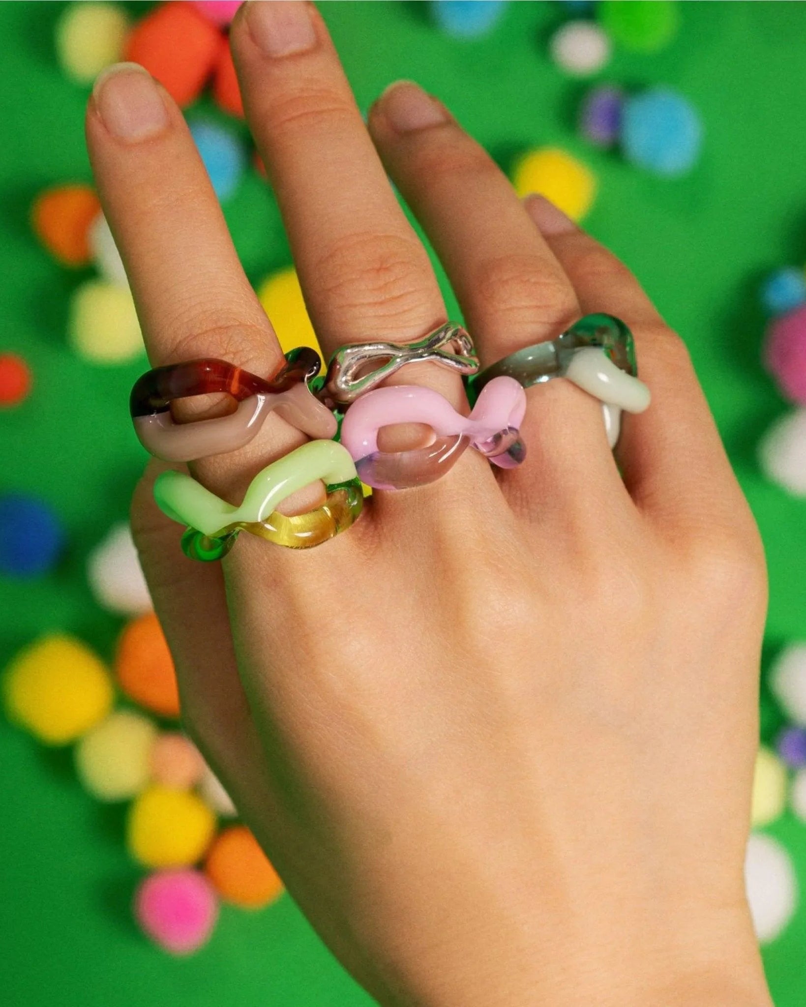 Two Tone Ribbon Ring by KEANE - At Present Jewelry