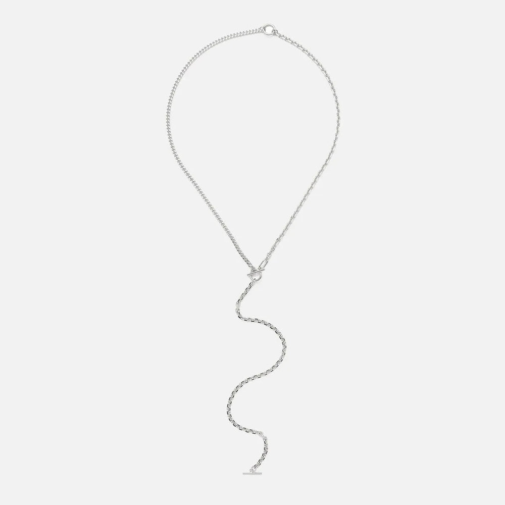 3 Way Necklace in Silver by Lady Grey - At Present Jewelry