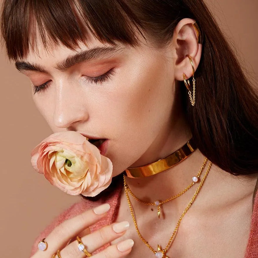 Helix Ear Cuff in Gold by Lady Grey - At Present Jewelry