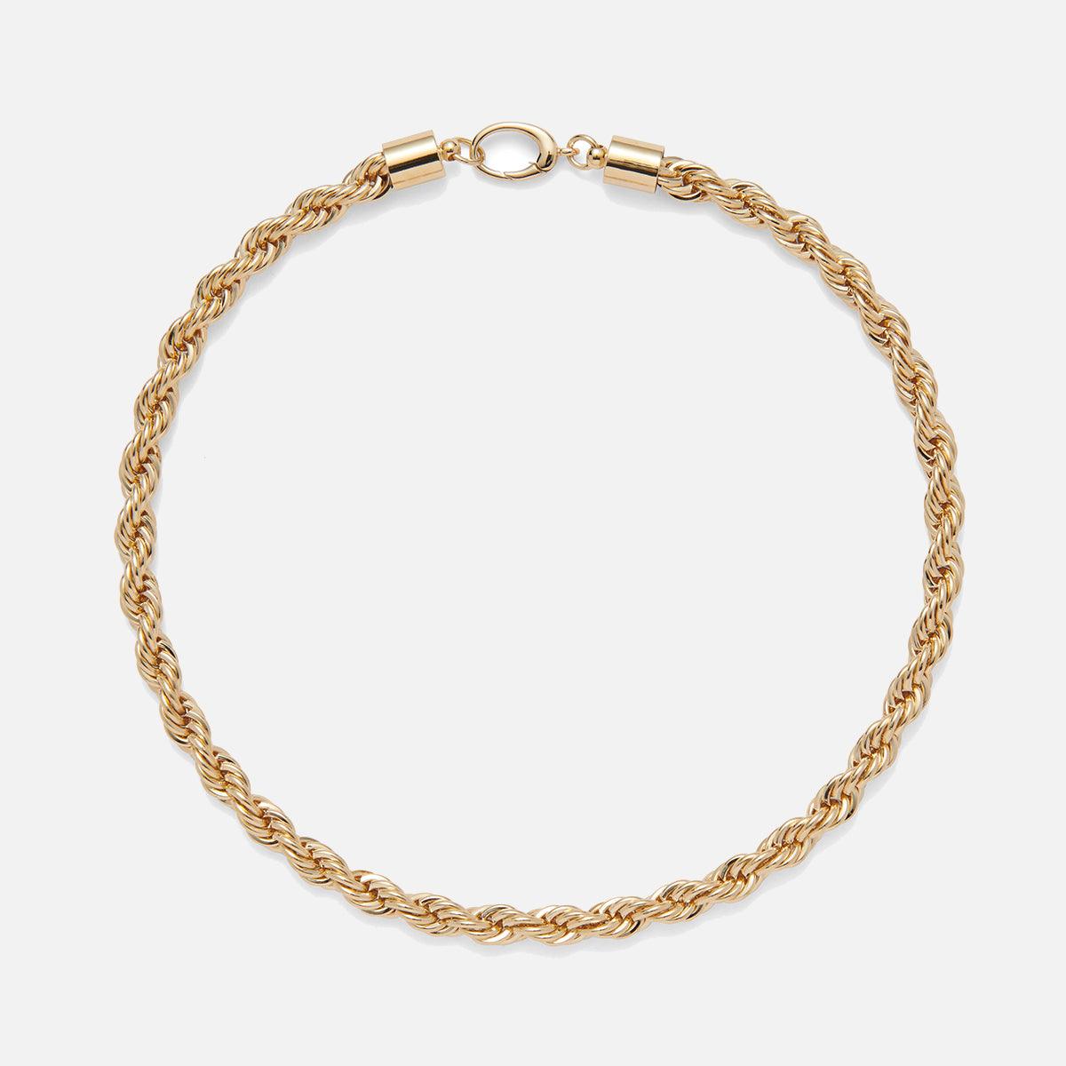 XL Rope Chain Necklace in Gold - At Present