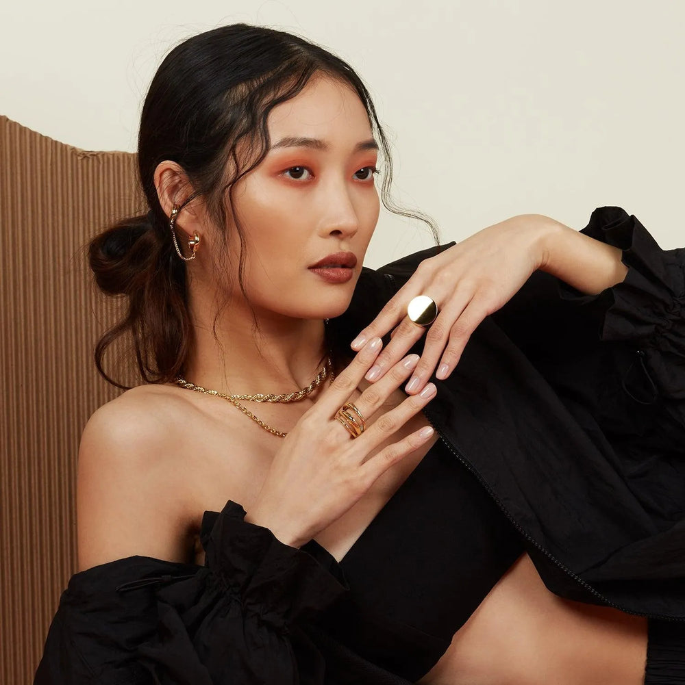 XL Rope Chain Necklace in Gold by Lady Grey - At Present Jewelry