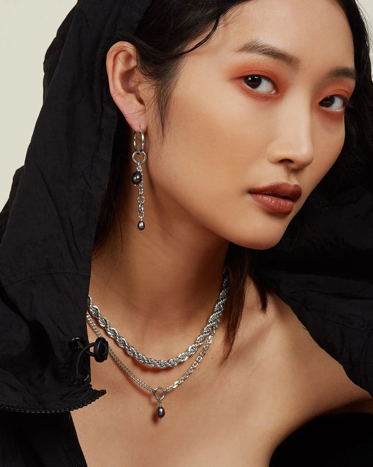 XL Rope Chain Necklace in Silver by Lady Grey - At Present Jewelry