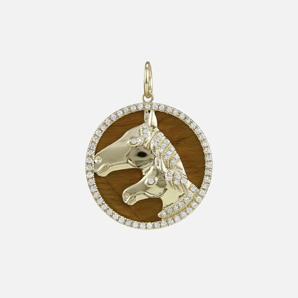 Johanna Tiger's Eye Horse Pendant - At Present