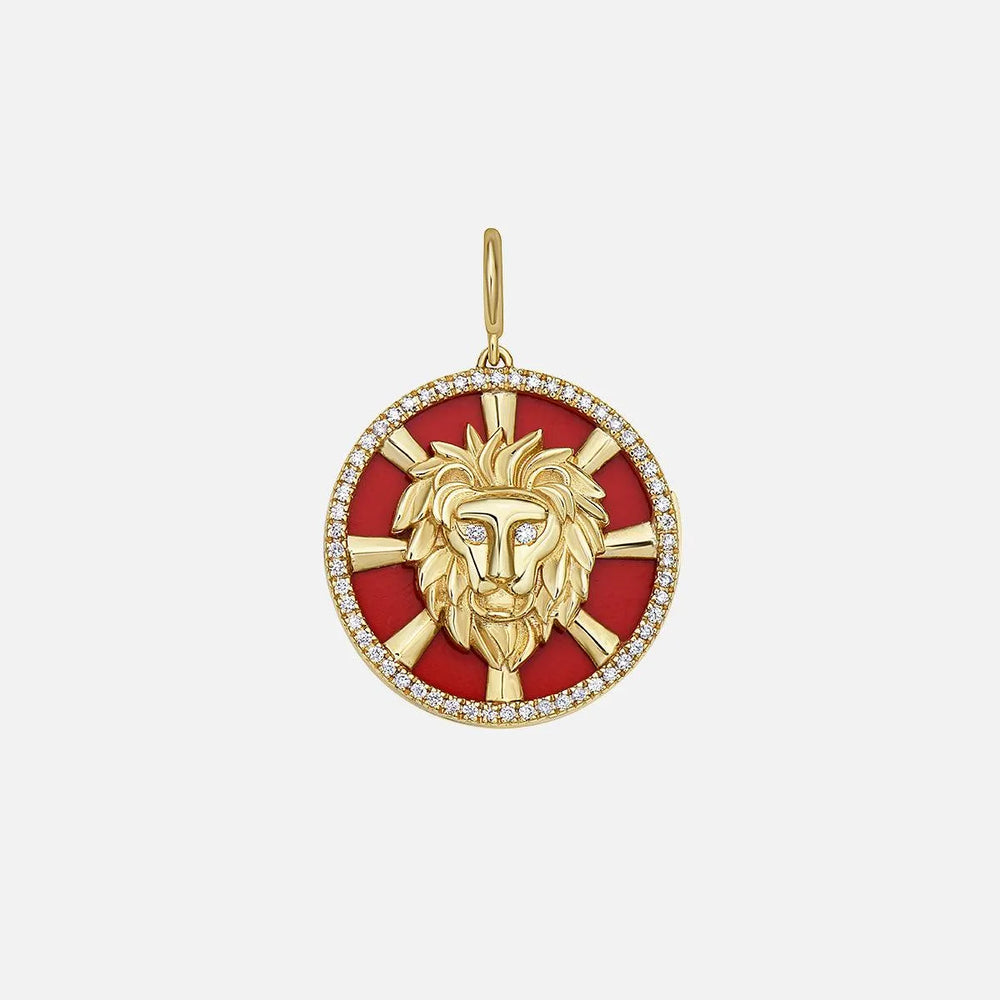 Seasons Lion Interchangeable Gemstone Charm by Lionheart - At Present Jewelry