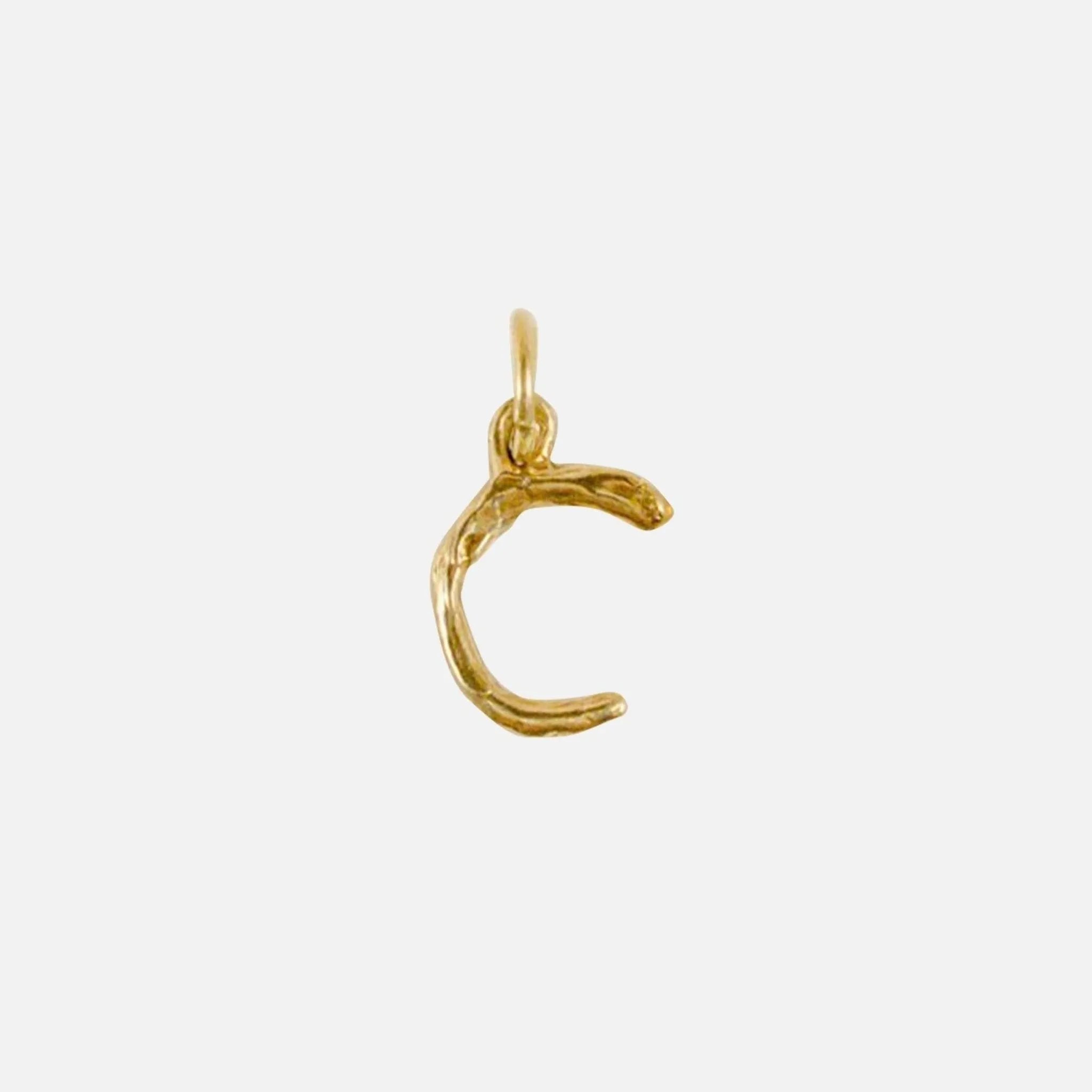 Letter Charm in Gold - At Present