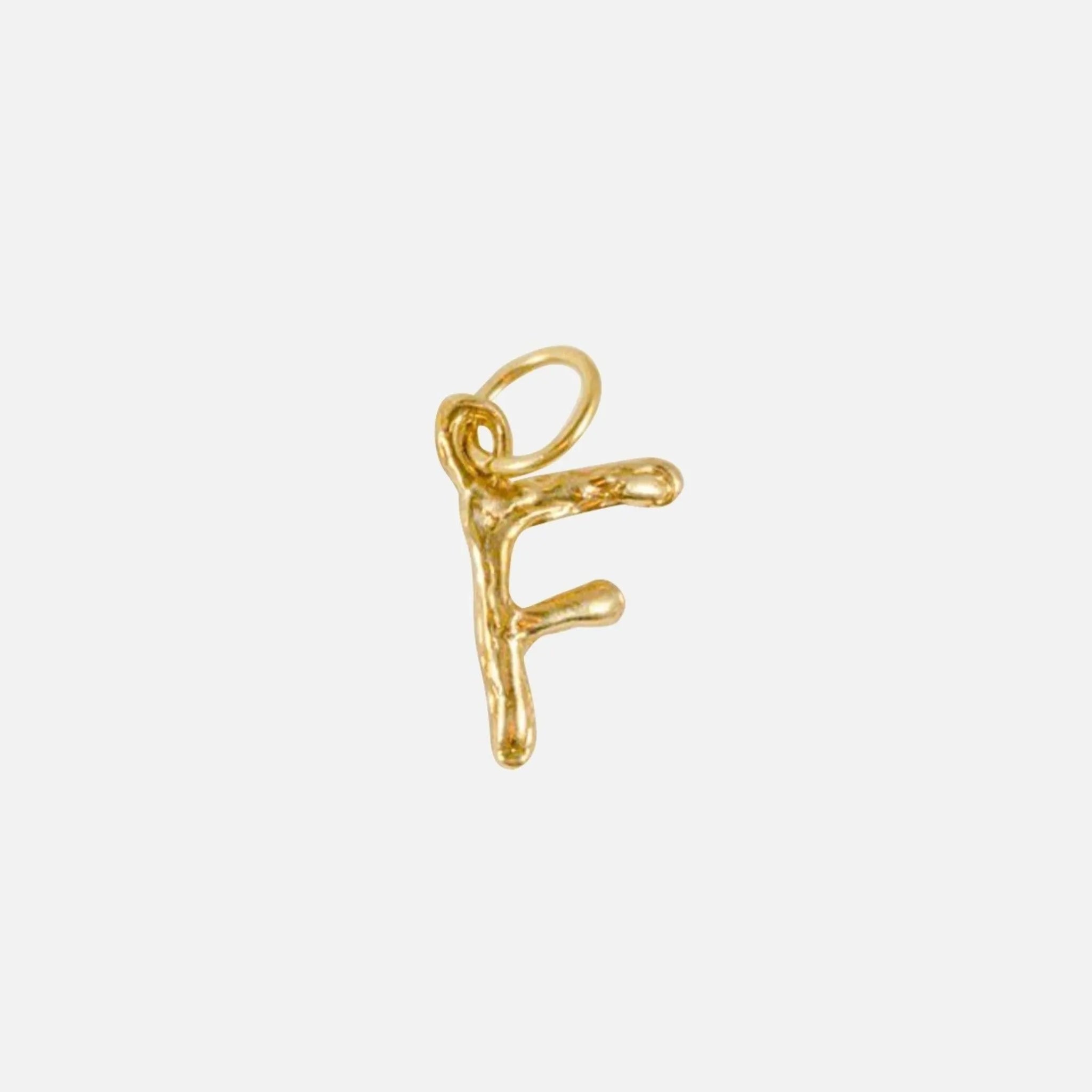 Letter Charm in Gold - At Present