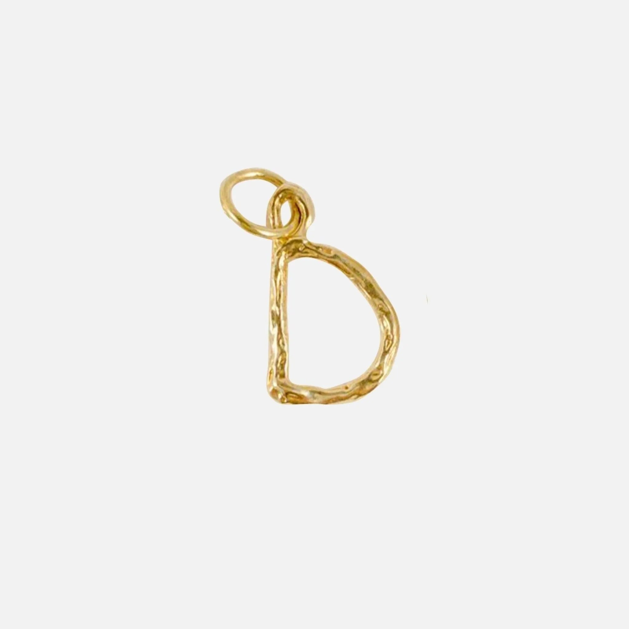 Letter Charm in Gold - At Present