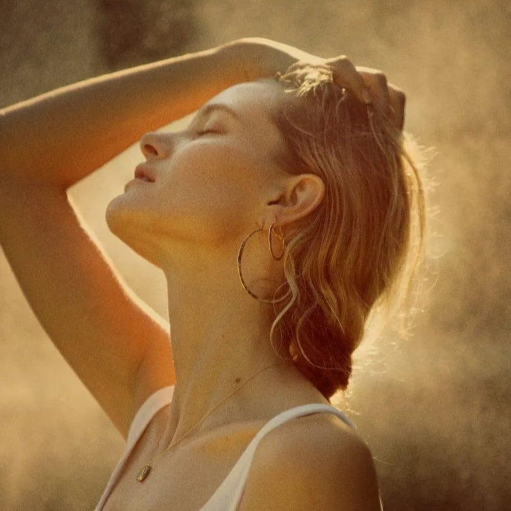 Lola Gold Hoops by Mandy Reid - At Present Jewelry