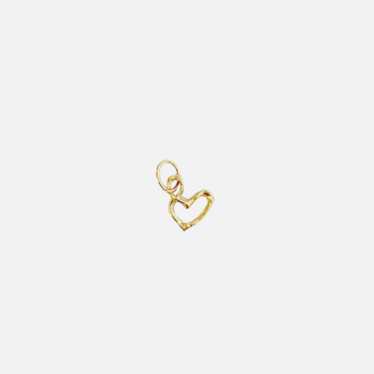 Mini Heart Charm in Gold - At Present