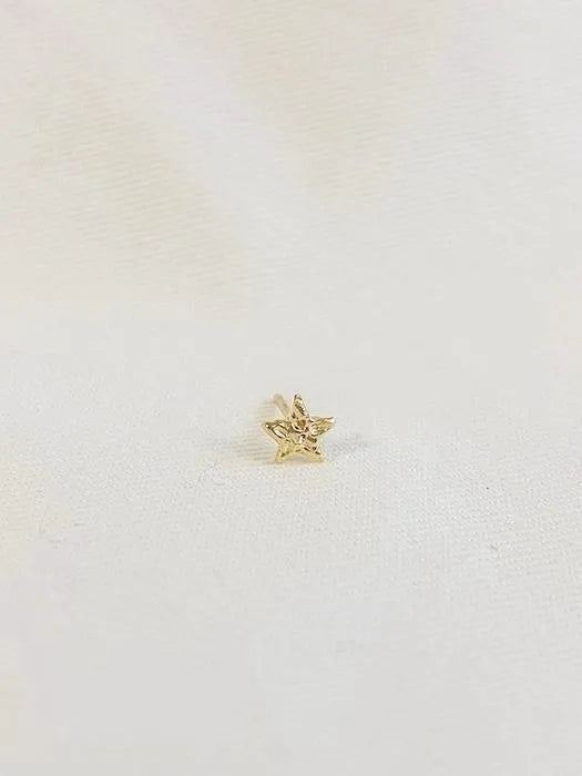 Mini Star Stud in Gold - At Present