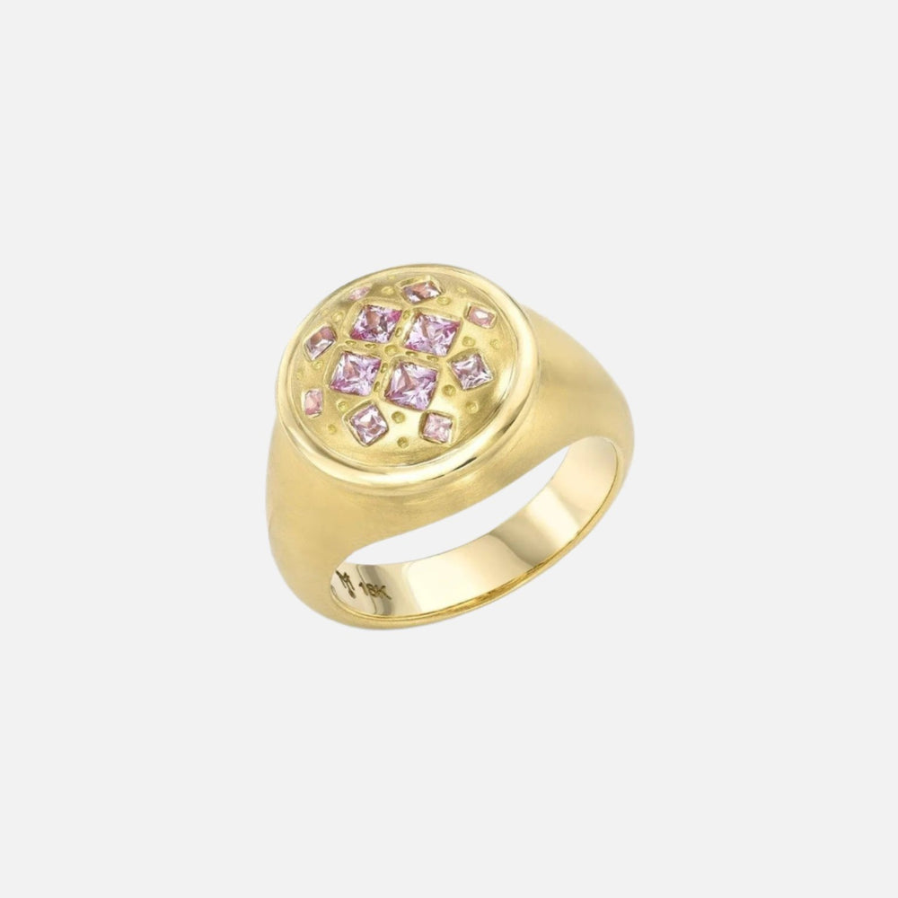Sunset Sapphire Pinky Ring by Meredith Young - At Present Jewelry
