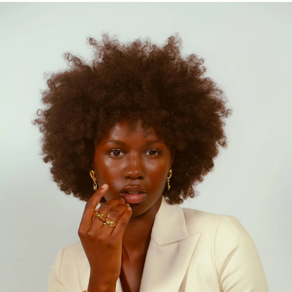 Marta Pinky Ring by MM Druck - At Present Jewelry