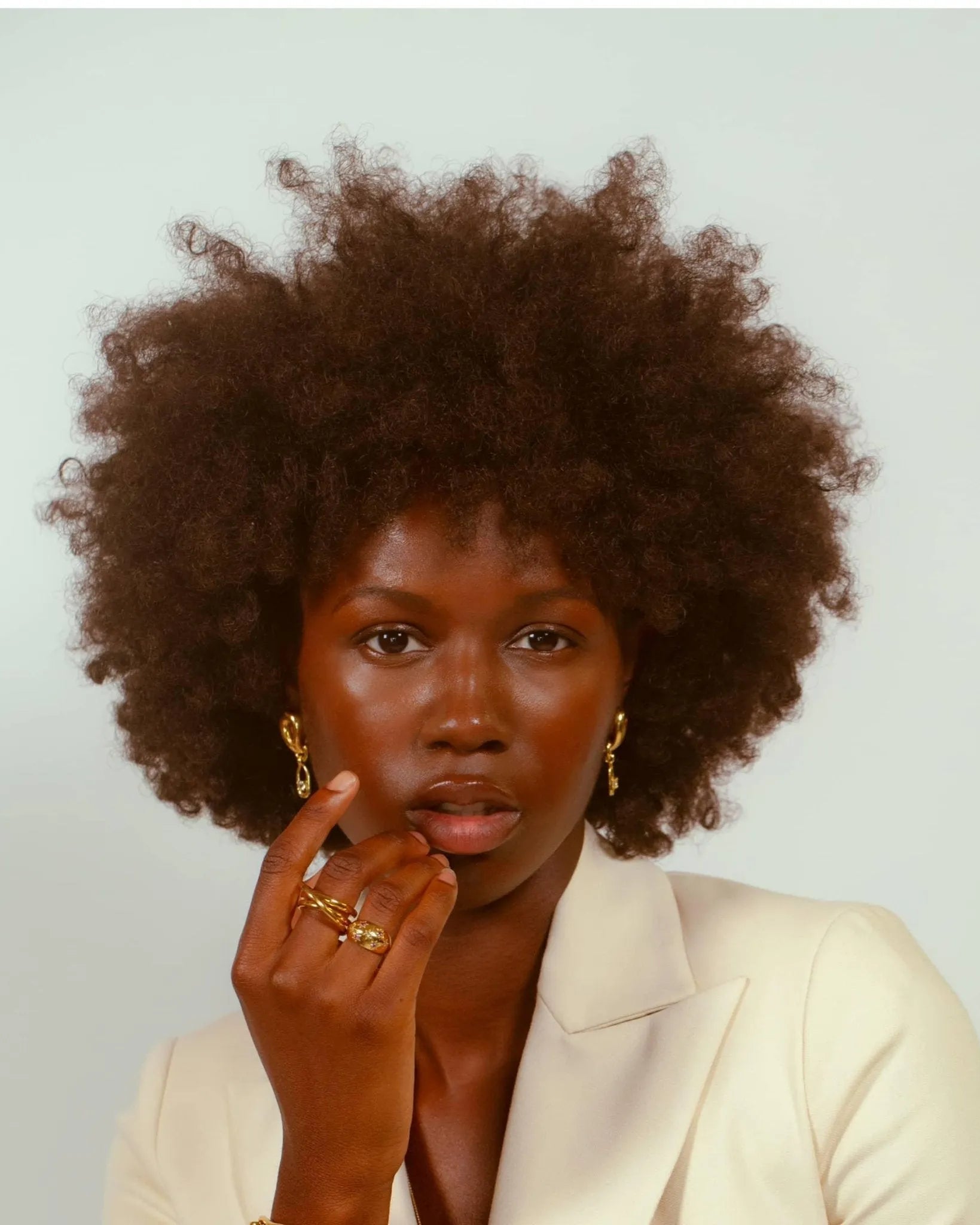 Marta Pinky Ring by MM Druck - At Present Jewelry