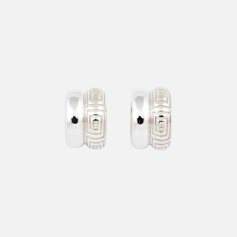 Olympia Hoop Earrings by MM Druck - At Present Jewelry