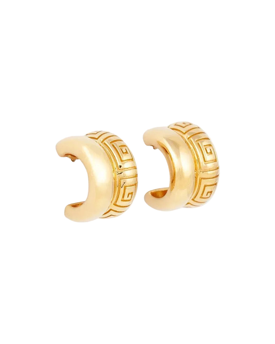Olympia Hoop Earrings by MM Druck - At Present Jewelry