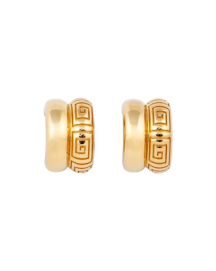 Olympia Hoop Earrings by MM Druck - At Present Jewelry