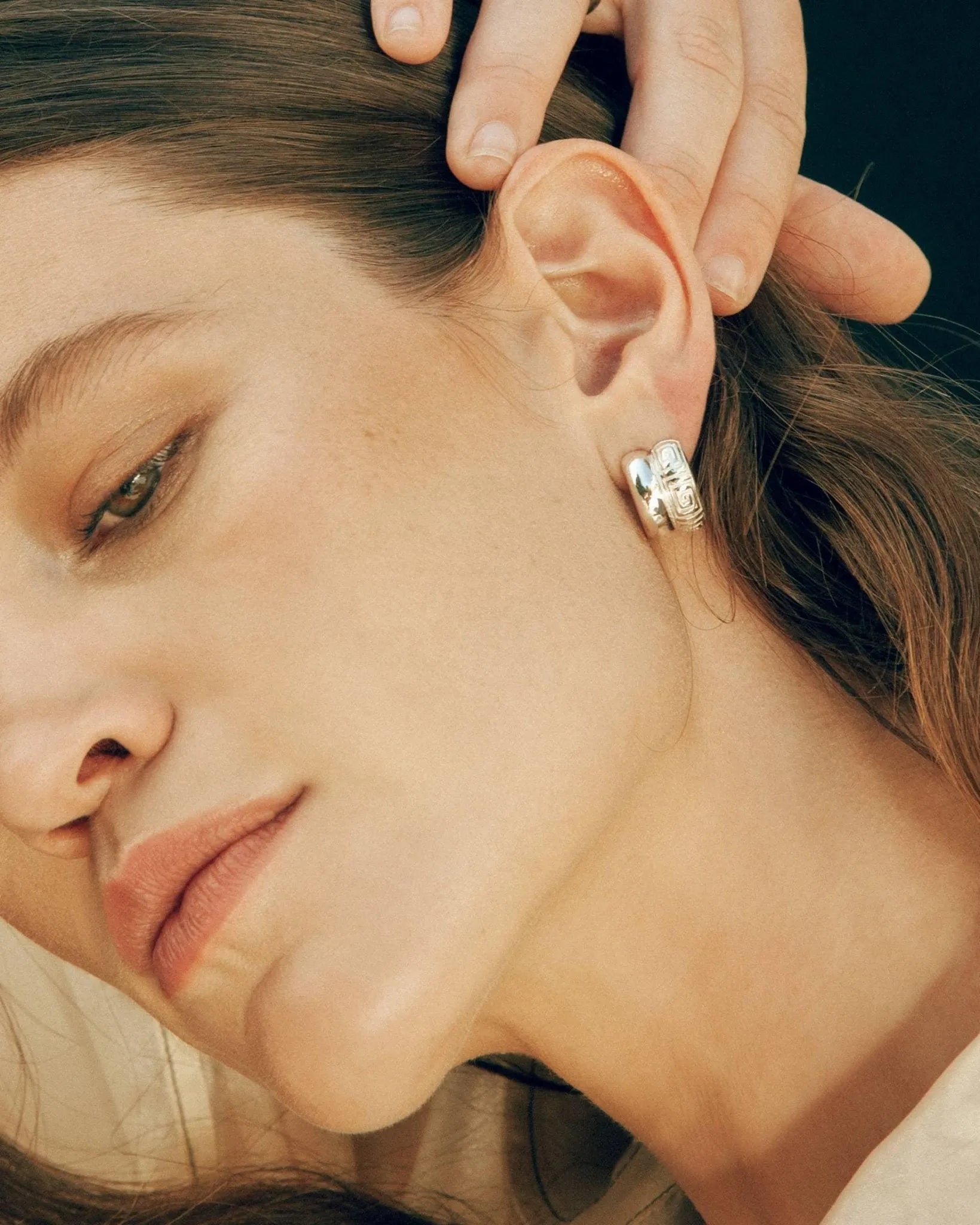 Olympia Hoop Earrings by MM Druck - At Present Jewelry