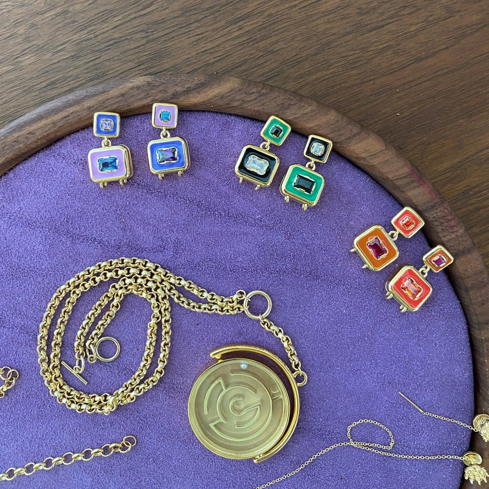 Dreamer Snapback Earrings by Monbouquette - At Present Jewelry