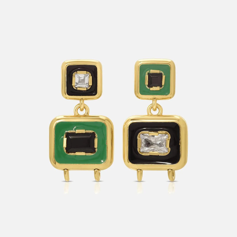 Lucky Snapback Earrings by Monbouquette - At Present Jewelry