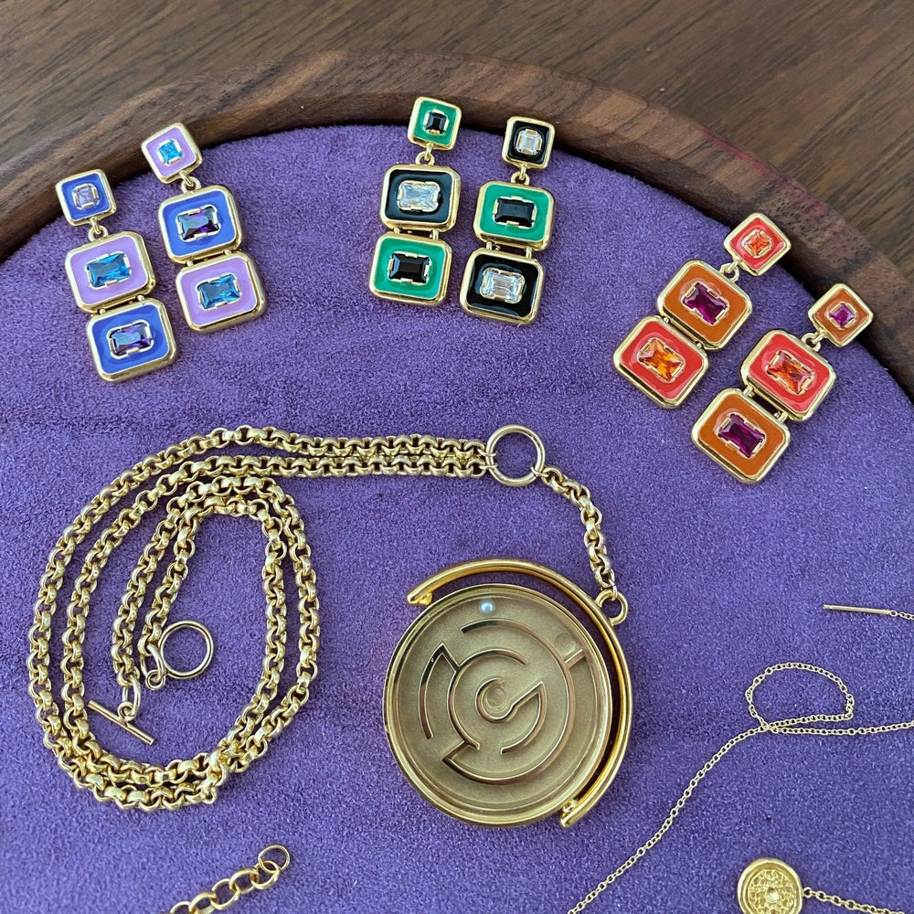 Lucky Snapback Earrings by Monbouquette - At Present Jewelry