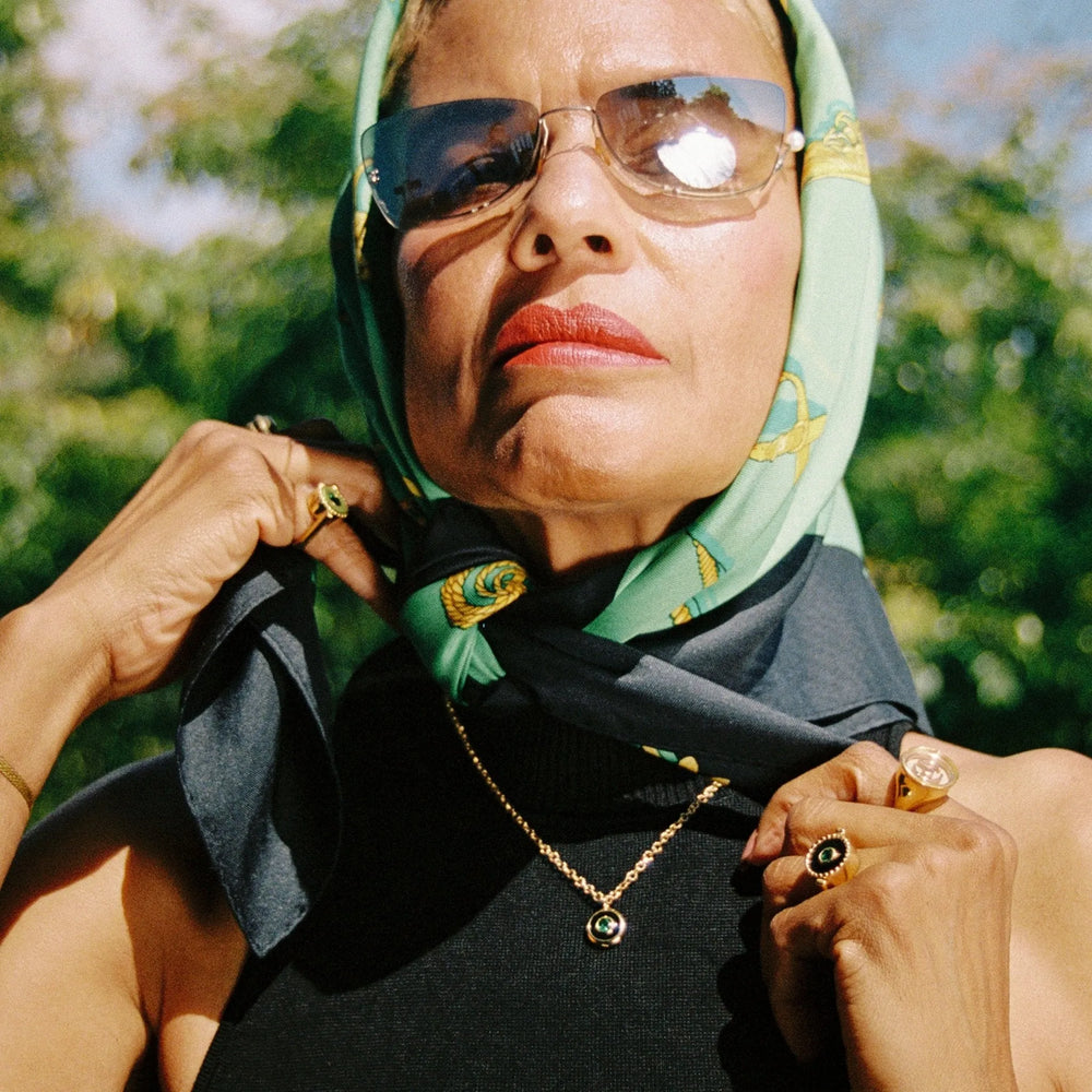 Reversible Coin Necklace by Monbouquette - At Present Jewelry