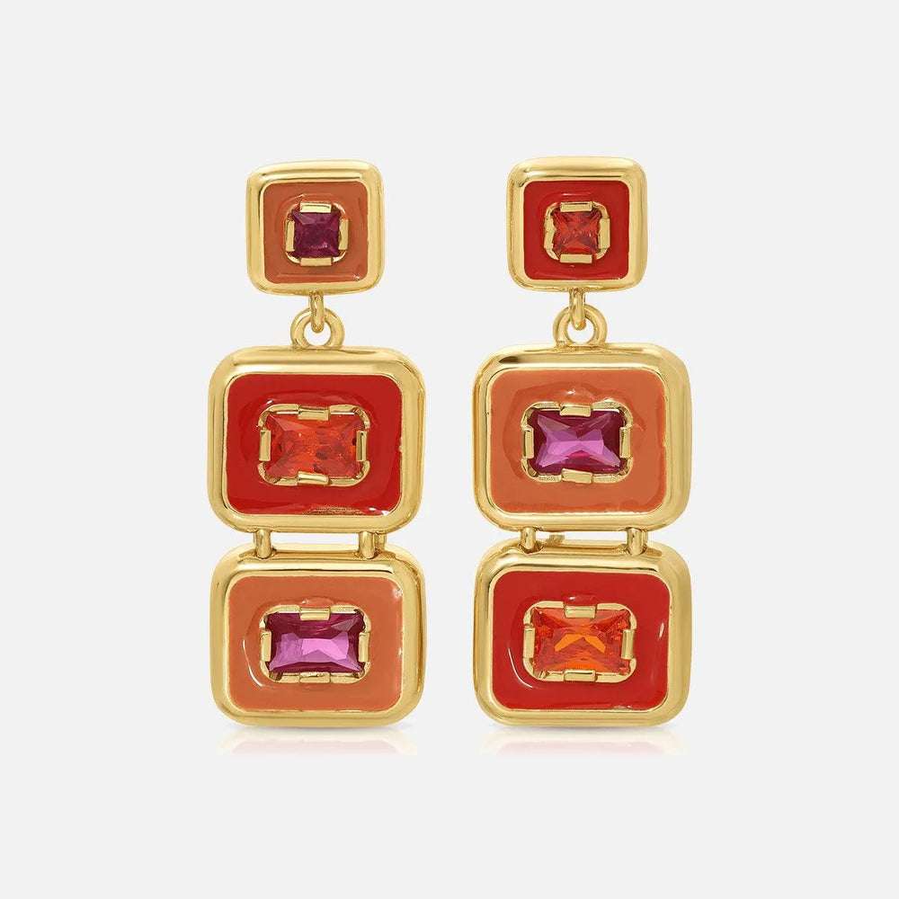 Sunny Snapback Earrings by Monbouquette - At Present Jewelry